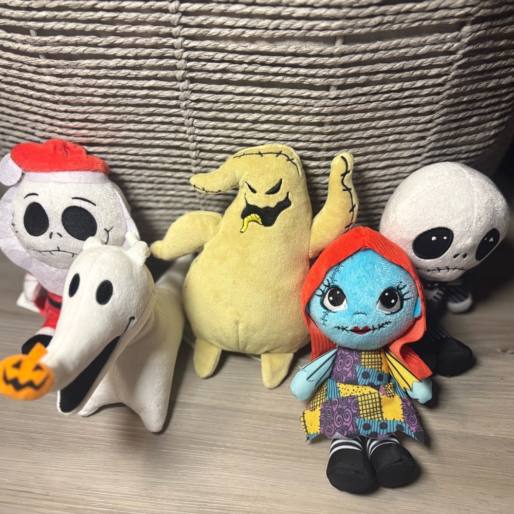 Nightmare before Christmas Plush Toy set - NWOT
